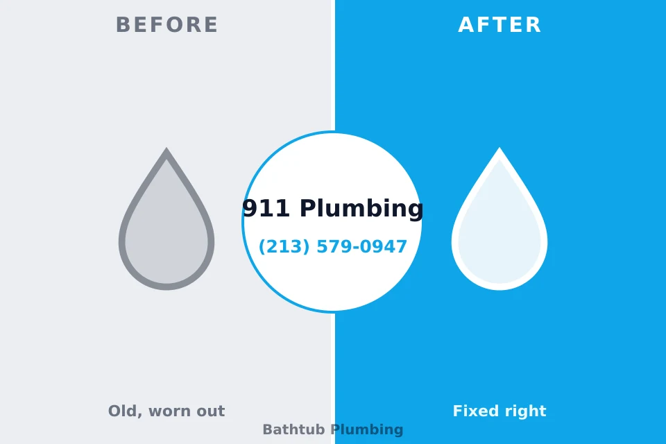 Before and after: plumbing repair Adairsville, GA